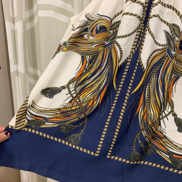 Joy Joy scroll print top - Picture 2 of 3